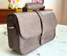Load image into Gallery viewer, Leather City Bag - Stone
