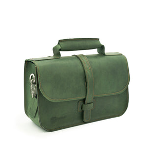 Leather City Bag - Forest