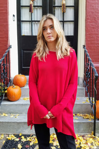 Italian Lounge Sweater - POMODORO RED