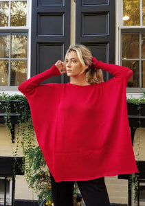 Italian Lounge Sweater - POMODORO RED