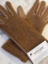 Load image into Gallery viewer, Soft Italian Boiled Wool Gloves - Camel
