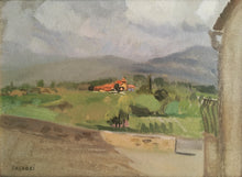 Load image into Gallery viewer, Giovanni Casadei  “Tuscany - Laterina Countryside” oil on panel
