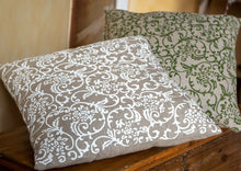 Load image into Gallery viewer, Hand-Printed Pillow Cover - WHITE
