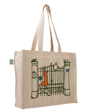Load image into Gallery viewer, My Sister Anna&#39;s Whimsical Hand-Printed Tote Bag
