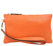 Load image into Gallery viewer, Leather Pouch Small - ORANGE

