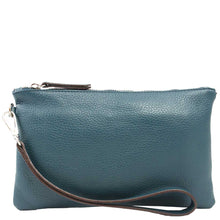 Load image into Gallery viewer, Leather Pouch Small - TEAL GREEN

